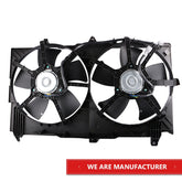 Dual Radiator Cooling Fan Assembly For 2003-2006 Nissan 350Z 2003-2007 Infiniti G35 3.5L V6